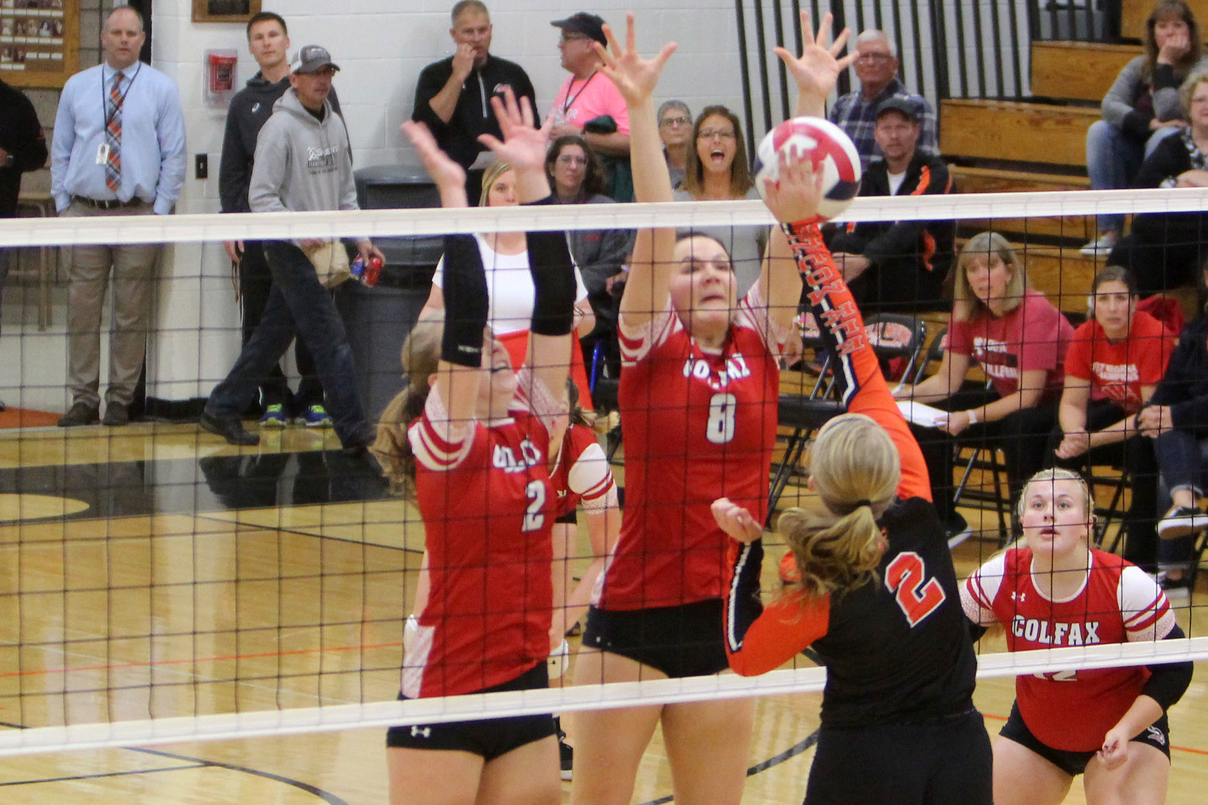 Colfax at Elk Mound volleyball 10-17-19
